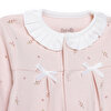 Kız Bebek Yenidoğan Tiny Florist Sweatshirt-Patikli Alt Süprem Fırfırlı Yaka Uzun Kol