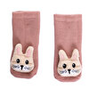 Kız Tavşanlı Oyuncaklı  Havlu Çorap Kız Bebek