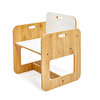 Kumru Ahşap Montessori Çocuk Aktivite Sandalye Naturel