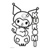 KUROMİ STAR SİMLİ ÇIKARTMALI BOYAMA KİTABI