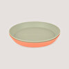 LC Yuvarlak Tabak 2'li Sage Green - Peach