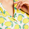 Limon Desenli Pijama Takımı Anne Giyim