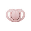 Powder Pink Desenli 2'li Silikon Ortodontik Yalancı Emzik 0 Ay + (Kutulu)
