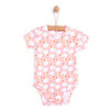 Metraj Baskılı Kısa Kol Body Kız Bebek