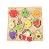 Meyveler 3D Ahşap Puzzle