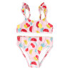 Meyveler Baskılı Kız Bikini Takımı Kız Bebek