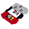 Mickey Mouse 3'lü Bilek Çorap Erkek Bebek