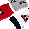 Mickey Mouse 3'lü Bilek Çorap Erkek Bebek