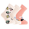 Minnie Mouse 3lü Soket Çorap Kız Bebek