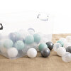 Mint-Gümüş-Beyaz-Şeffaf Havuz Topları 50'li 7 cm