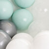 Mint-Gümüş-Beyaz-Şeffaf Havuz Topları 50'li 7 cm