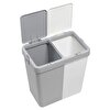 Çok Amaçlı Çift Bölmeli 80 Litre Çamaşır - Kirli Sepeti