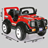 Off Road 6 V Akülü Araba Uzaktan Kumandalı 4*2 Kırmızı