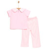 Orange Loves Pink Tshirt - Pantolon Kız Bebek