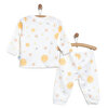 Kız Bebek Pijama Takım Organik Kumaş Çıtçıtlı Pambuliq Bisiklet Yaka Uzun Kollu