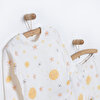 Kız Bebek Pijama Takım Organik Kumaş Çıtçıtlı Pambuliq Bisiklet Yaka Uzun Kollu