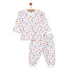 Kız Bebek Pijama Takım Organik Kumaş Çıtçıtlı Pambuliq Bisiklet Yaka Uzun Kollu