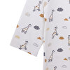 Unisex Bebek Organik Pijama Takım İnterlok Çıtçıtlı Pambuliq  Bisiklet Yaka Uzun Kol