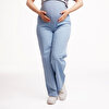Panelli Hamile İnce Denim Pantolon Anne Giyim