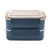 Paslanmaz Çelik 1600ml Lunch Box -Mavi
