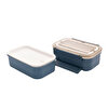 Paslanmaz Çelik 1600ml Lunch Box -Mavi