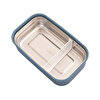 Paslanmaz Çelik 1600ml Lunch Box -Mavi