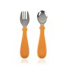 Paslanmaz Çelik Çatal Kaşık Seti - Somon