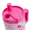 Paslanmaz Çelik Mug ve Matara Termos 800 ml Pembe