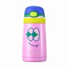 Paslanmaz Çelik, Pipetli, Kilitlenebilir Çocuk Matarası 350 ml Pembe