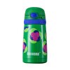 Paslanmaz Çelik, Pipetli, Kilitlenebilir Çocuk Matarası 350 ml Yeşil