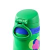 Paslanmaz Çelik, Pipetli, Kilitlenebilir Çocuk Matarası 350 ml Yeşil