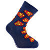 Superman Erkek 3'lü Soket Çorap