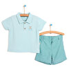 Surfing Polo Yaka Şık Tshirt-Şort Takım Erkek Bebek