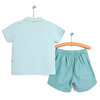 Surfing Polo Yaka Şık Tshirt-Şort Takım Erkek Bebek