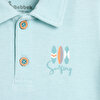 Surfing Polo Yaka Şık Tshirt-Şort Takım Erkek Bebek