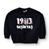 Unisex Sweatshirt İki İplik Bisiklet Yaka Uzun Kol