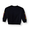 Unisex Sweatshirt İki İplik Bisiklet Yaka Uzun Kol