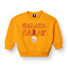 Unisex Galatasaray Sweatshirt İki İplik Bisiklet Yaka Uzun Kol