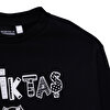 Unisex Sweatshirt İki İplik Bisiklet Yaka Uzun Kol