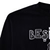 Unisex Sweatshirt İki İplik Bisiklet Yaka Uzun Kol