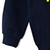 Unisex Sweatshirt İki İplik Bisiklet Yaka Uzun Kol