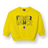Unisex Sweatshirt İki İplik Bisiklet Yaka Uzun Kol