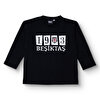 Unisex Sweatshirt İki İplik Bisiklet Yaka Uzun Kol