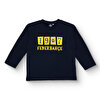 Unisex Sweatshirt İki İplik Bisiklet Yaka Uzun Kol