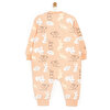 Kız Bebek Uyku Tulum İnterlok Fermuarlı 1  Tog Bisiklet Yaka Uzun Kol