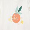 Yenidoğan Aloha Sweatshirt-Kapüşonlu Hırka-Alt 3lü Takım Kız Bebek