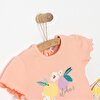 Yenidoğan Aloha Tshirt-Şort 2li Takım Kız Bebek
