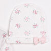 Yenidoğan Flowers Zıbın-Şapka-Patikli Alt 3lü Set Kız Bebek