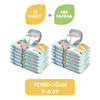Yenidoğan Bebek Islak Mendil 0-6 Ay 12x40 Adet