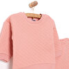 Yenidoğan Kapitone Sweatshirt-Patikli Alt 2li Takım Unisex